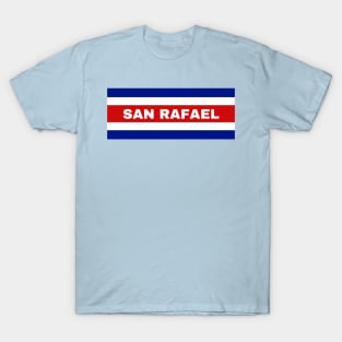 San Rafael City in Costa Rican Flag Colors T-Shirt
